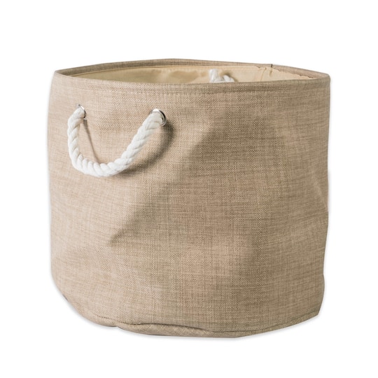 DII® Large Round Variegated Polyester Bin